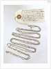 Gold double-link chain by unknown