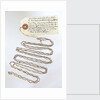 Gold double-link chain by unknown