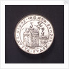 Counter commmemorating preparations by sea and land, 1591; obverse by unknown