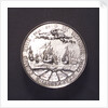 Medal commemorating the embarkation at Scheveningen of King Charles II, 1660; reverse by P. van Abeele