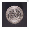 Medal commemorating the Battle of Lowestoft and the death of Admiral Kortenaar, 1665; reverse by O.M.
