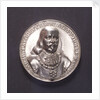 Medal commemorating the ships burnt in the Medway and Admiral de Ruyter, 1667; obverse by P. van Abeele