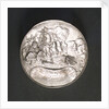 Medal commemorating the ships burnt in the Medway and Admiral de Ruyter, 1667; reverse by P. van Abeele