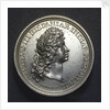 Medal commemorating the departure of King Charles III of Spain for Portugal, 1703; obverse by J. Boskam