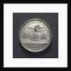 Medal commemorating the departure of King Charles III of Spain for Portugal, 1703; reverse by J. Boskam