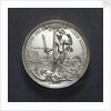 Medal commemorating the relief of Barcelona, 1706; reverse by M. Smeltzing
