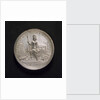 Medal commemorating preparation for war, 1742; reverse by M. Holtzhey