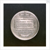 Medal commemorating the outbreak of the Fourth Dutch War, 1781; reverse by unknown