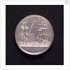Medal commemorating the Battle of Doggerbank, 1781; obverse by A. van Baerll