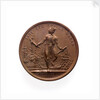 Medal commemorating Admiral Miaoulis and the action in the Gulf of Moden, 1825; reverse by K. Lange
