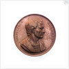 Medal commemorating the 350th anniversary of Christopher Columbus, 1842; obverse by G. Girometti