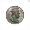 Medal commemorating Marco Polo and the 9th Conference of Italian Scientists; obverse by A. Fabris
