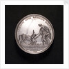 Medal commemorating the attempted invasion of Scotland, 1708; reverse by M. Brunner