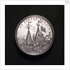 Medal commemorating the capture of Tournai, 1709; obverse by M. Brunner