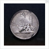 Medal commemorating the raising of the blockade of the Elbe, 1805; obverse by D.F. Loos