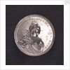 Medal commemorating the inauguration of Cronstadt Harbour, 1752; obverse by T. Iwanov