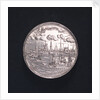 Medal commemorating the relief of Copenhagen and evacuation of Croneburg, 1658; reverse by J. Hercules