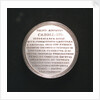 Medal commemorating the arrival of King Charles III in Portugal, 1703; reverse by C. Wermuth