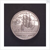 Medal commemorating the voyage of Princess Elisabeth of Brunswick and Luneburg; reverse by unknown