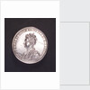 Medal commemorating the attempted invasion of Scotland, 1708; obverse by C. Wermuth