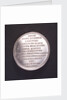 Medal commemorating the attempted invasion of Scotland, 1708; reverse by C. Wermuth