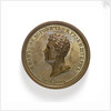 Medal commemorating Admiral Krusenstern; obverse by W. Baranov