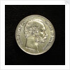 A Danish West Indian coin, 20 cents; obverse by H. Conradsen