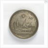 Medal commemorating the escape of Charles XII from Stralsund, 1715; reverse by unknown