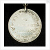 Naval reward medal; reverse by unknown
