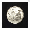 Russian naval school prize medal; reverse by V.E. Alexejeff