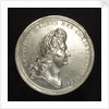 Medal commemorating the protection of Dunkirk; obverse by J. Nilis