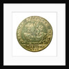 Counter commemorating the building of the thirty-eight gun ship 'Hercules', 1655; reverse by unknown