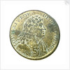Counter commemorating the defeat of the Spanish fleet, 1676; obverse by Lowenstein