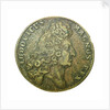 Counter commemorating the Battle of Malaga, 1704; obverse by H. Roussel