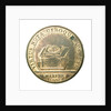 Counter commemorating the plunder of St Christopher and Nevis; reverse by H. Roussel