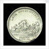 Counter commemorating the opening up of wealthy mines in Louisiana as proposed by Law the banker; reverse by J.C. Roettier