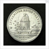 Counter commemorating the opening up of wealthy mines in Louisiana as proposed by John Law (1671-1729) the banker; reverse by H. Roussel
