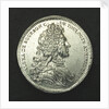 Counter commemorating the survival of the East India Company following the collapse of Law's enterprises; obverse by H. Roussel