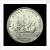 Medal commemorating the Ministry of Marine taken over by M Maurepas; reverse by J. Bernard