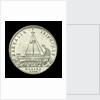 Counter commemorating the landing of the Young Pretender in Scotland, 1746; reverse by J.C. Roettier