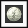 Counter commemorating the naval readiness for Battle; reverse by F. M.