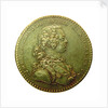 Counter commemorating the war ended; obverse by J.C. Roettier