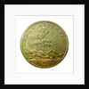 Counter commemorating the war ended; reverse by J.C. Roettier