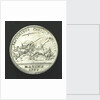 Counter commemorating the Battle of Minorca, 1756; reverse by C.N. Roettier