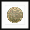 Counter commemorating Admiral Jules Sebastien César Dumont d'Urville (1790-1840) by unknown