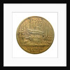 Counter commemorating the embarkation of Scipio for Africa, BC149, and his meeting with Hannibal; obverse by Jac Dassier