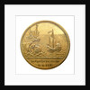 Counter commemorating the Battle of Actium BC31; reverse by J. Dassier