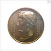 Medal commemorating the translation of the body of Napoleon from St Helena to Les Invalides, 1840; obverse by Emile Rogat
