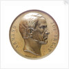 Medal commemorating Admiral Armand Bruat (1796-1855); obverse by Valentin Maurice Borrel