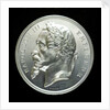 Medal commemorating the opening of the Suez Canal, 1869; obverse by E.A. Oudin